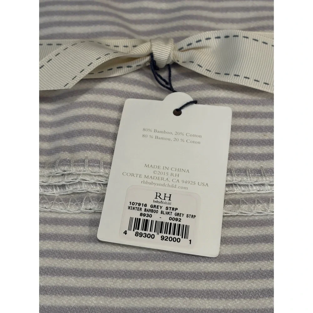 Restoration Hardware Baby & Child Wintertime Bamboo Stroller Blanket NWT